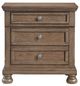 Homelegance® Bethel Antique Brown Nightstand-2