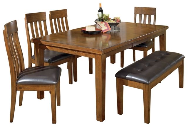 Signature Design by Ashley® Ralene 6-Piece Medium Brown Dining Set-0