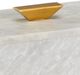 Wildwood Lamps Natural White/Metallic Gold Rectangle Merle Box-1