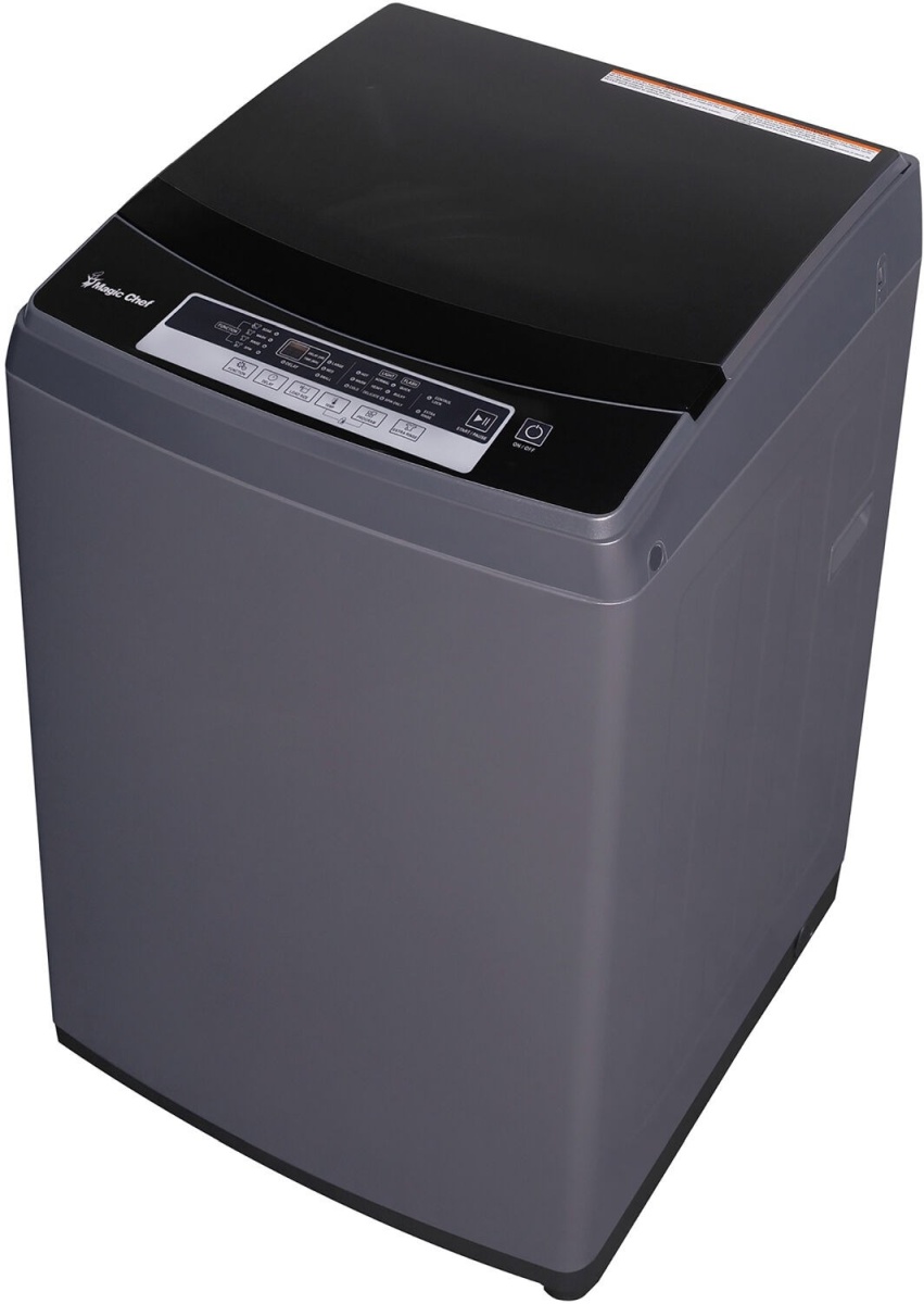 Magic Chef® Silver Impeller Compact Top Load Washer