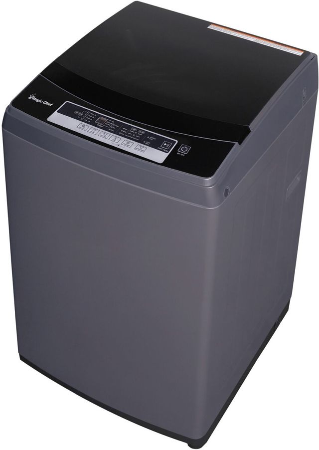 Magic Chef® 2.0 Cu. Ft. Silver Impeller Compact Top Load Washer-1