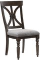 Homelegance® Cardano Driftwood Charcoal Dining Side Chair-0