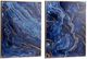 A & B Home 2-Piece Blue/Gold Wall Art Panel Set-0