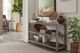 Hammary® West End Bluestone Sofa Table with Brown Base-1