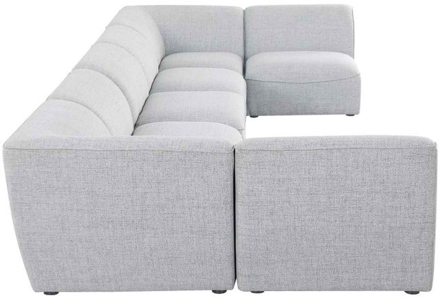 Meridian Furniture Miramar 7-Piece Grey Modular Sectional Set-2