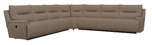 La-Z-Boy® Palmer Cocoa Reclining Sectional with Custom Layout Options-0