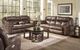 Catnapper® Ferrington Dusk Power Reclining Console Lay Flat Loveseat with Power Headrest and Lumbar -1