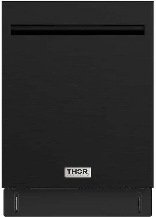 Thor Kitchen® 24" Black Built-In Top Control Dishwasher with Pocket Handle-0