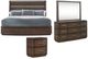Liberty Furniture Cascade Falls 4-Piece Satin Espresso King Panel Bedroom Set-0