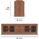Flexsteel® Lincoln Walnut Large Entertainment Console-2