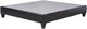 Elements International Abby Black King Platform Bed-0