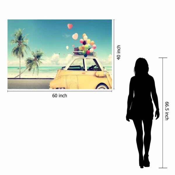 Classy Art Style 47 Floating Tempered Glass with Foil Wall Art-3