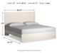 Signature Design by Ashley® Stelsie White King Panel Bed-4