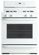 Element® 30" White Freestanding Gas Range -0