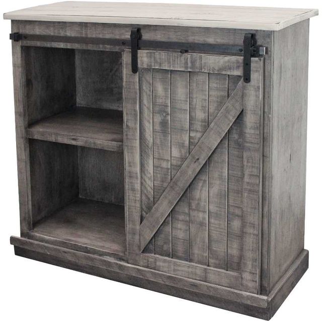 American Heartland Manufacturing Rustic Two Tone 47" Tall Quaint TV Stand-2