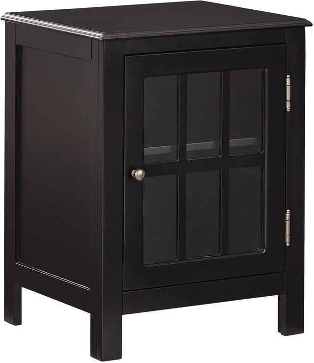 Signature Design by Ashley® Opelton Black Accent Cabinet-1