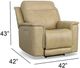 Flexsteel® Miller Latte Power Recliner with Power Headrest-5