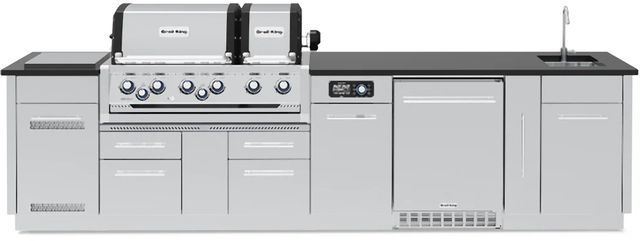 Broil King® Imperial™ QS 690iH Stainless Steel Natural Gas Outdoor Kitchen Kit-0