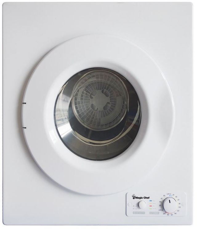 Magic Chef® 2.6 Cu. Ft. White Compact Electric Dryer-0