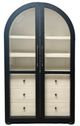 Million Dollar Rustic Aderes Midnight/White Bookcase-0