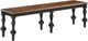 Winners Only® Torrance Brown/Ebony Dining Bench-0