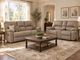 Mammoth Brown Rocking Console Loveseat-1