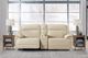 Signature Design by Ashley® Double Deal 3-Piece Almond Power Reclining Loveseat Sectional with Console-1