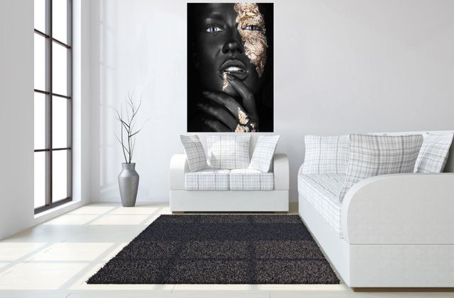 Classy Living Pondering Gold Wall Art-1