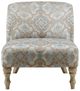 Olliix by Martha Stewart Maribelle Beige/Blue Accent Chair-0
