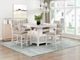 Homelegance® Savile Brushed Antique White Counter Height Table-1
