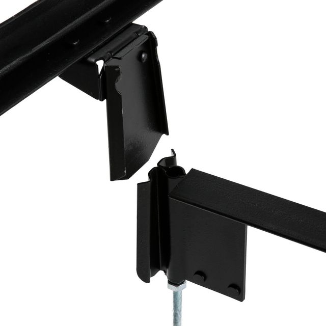 Malouf® Structures® Steelock® Twin Bolt-On Headboard/Footboard Bed Frame-3
