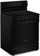 Whirlpool® 30" Black Freestanding Gas Range with Air Cooking Technology-2