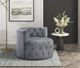 Homelegance® Cheswold Gray Accent Swivel Chair-1