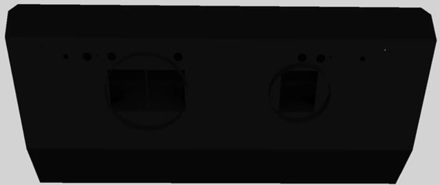 Vent-A-Hood® 48" Black Wall Mounted Liner Insert-1