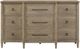 Bernards Citrus Heights Sand Breakfront Dresser-2