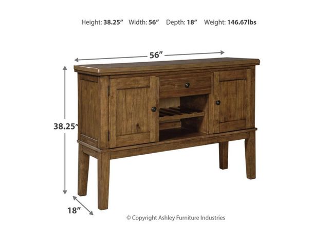 Signature Design by Ashley® Ralene Medium Brown Dining Server-2