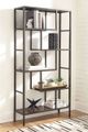 Signature Design by Ashley® Frankwell Black/Brown Bookcase-5