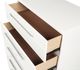New Classic® Home Furnishings Sapphire High Gloss White Laminate Chest-4