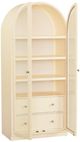 Bassett® Furniture Newbury Parchment Gesso Arched Cabinet-4