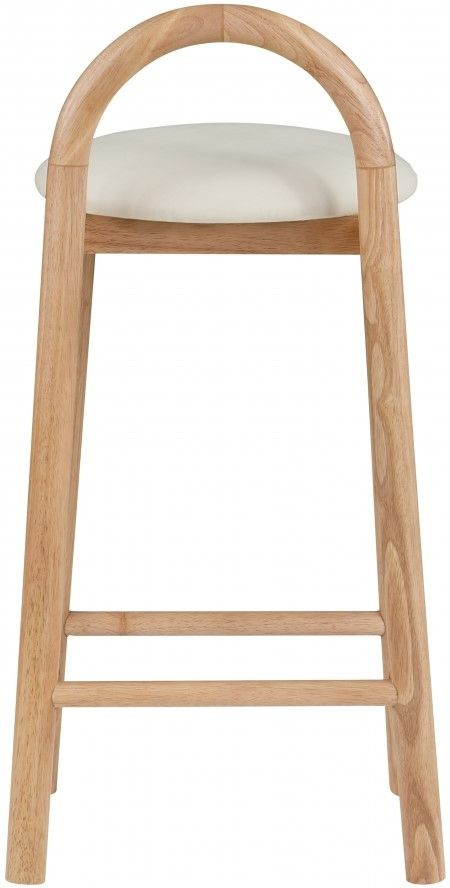 Meridian Furniture Calvin Natural Vegan Leather Counter Stool-3