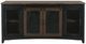 International Furniture Direct Pueblo Brown/Weathered Black TV Stand-2