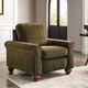 Best® Home Furnishings Customizable Weston Fabric Manual Recliner with Dark Walnut Legs-2