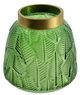 A & B Home Green Fern Leaf Vase-1