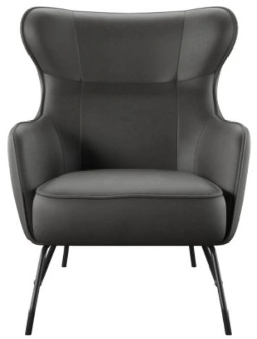 Emerald Home Franky Black Accent Chair-3