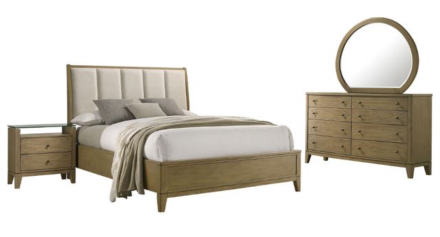 Coaster® Granada 4-Piece Natural Pine Eastern King Bedroom Set-0