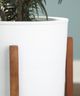 Signature Design by Ashley® Dorcey 2-Piece White/Brown Planter Set-1