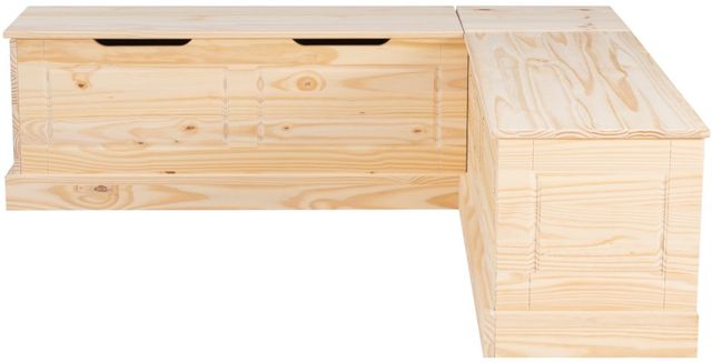 Linon Norah Unfinished Natural Backless Corner Nook Bench-2