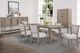 Bernards Citrus Heights Brown/Gray Upholstered Dining Side Chair-4