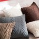 Livia Tricot Gray Decorative Pillow-1