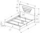 Monarch Specialties Inc. Light Grey/White Queen Panel Bed-1